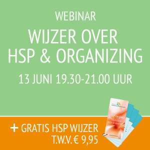 Wijzer over HSP & organizing- webinar 13 juni