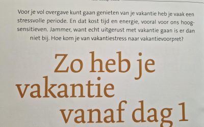 Van vakantiestress naar vakantievoorpret